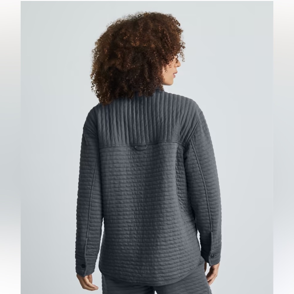 Everlane The Organic Cotton Quilted Shirt Jacket XS - Picture 4 of 16